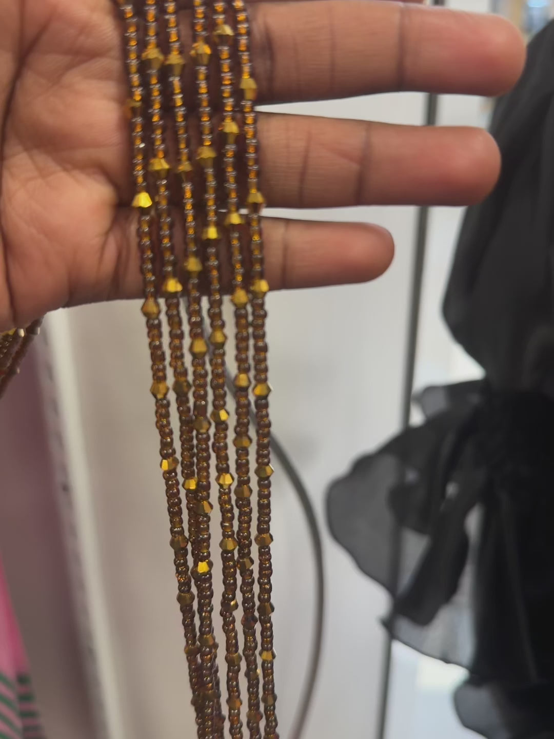 Brownie waist bead