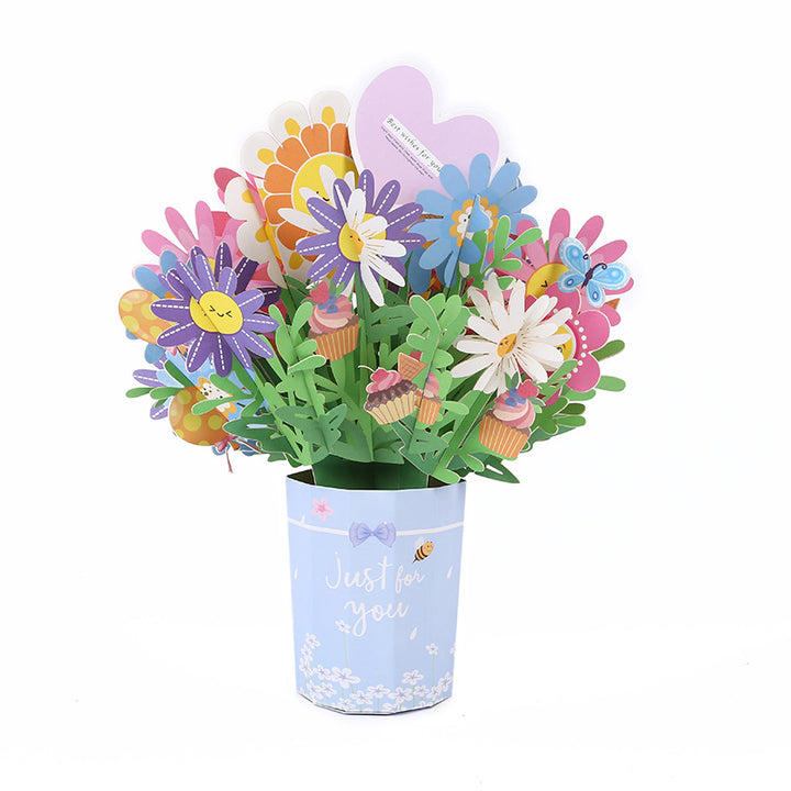 3D Handmade Three-dimensional Paper Carved Greeting Card Mother's Day