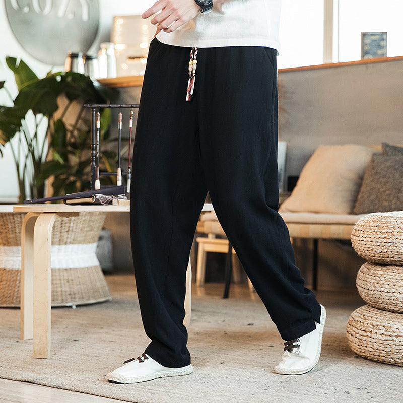 Linen casual pants Mens