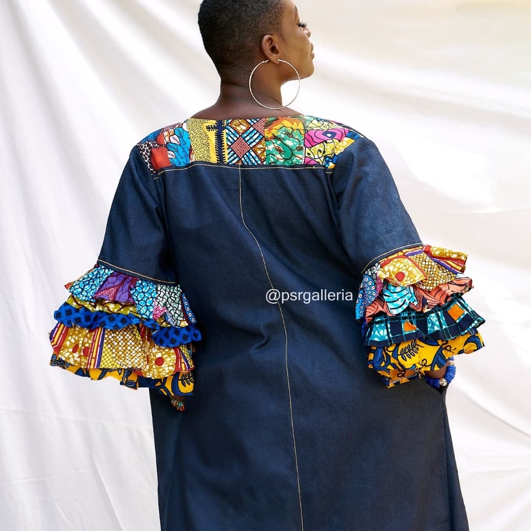 2 in 1 Denim Jacket Dress