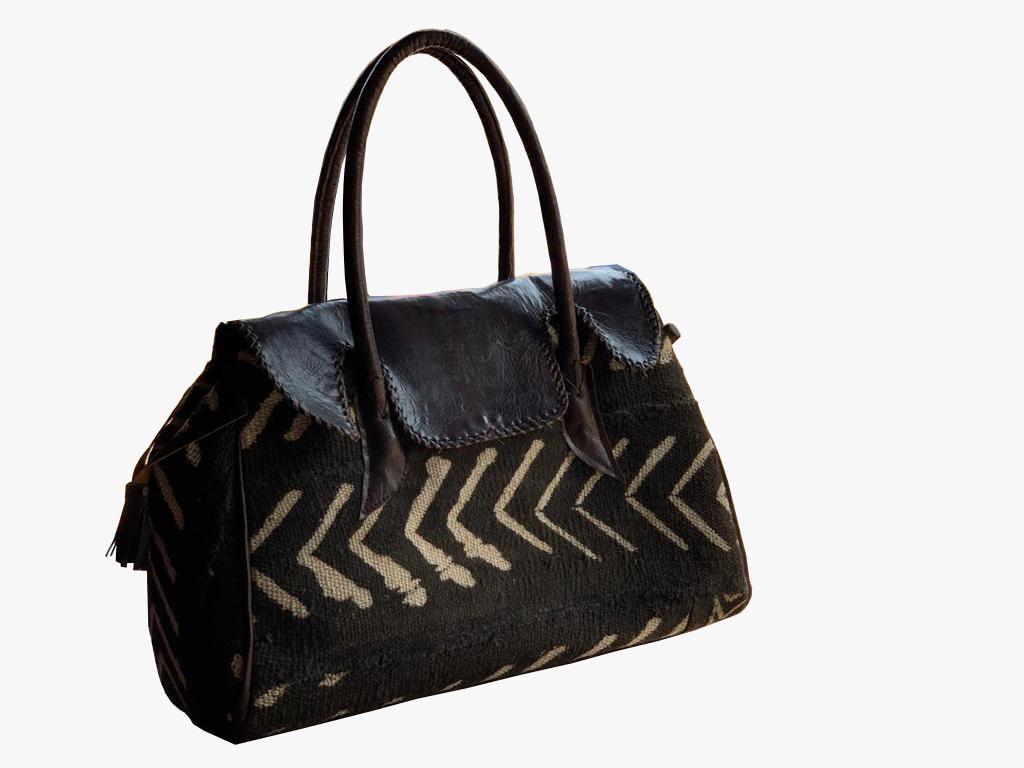 mud cloth handbag
