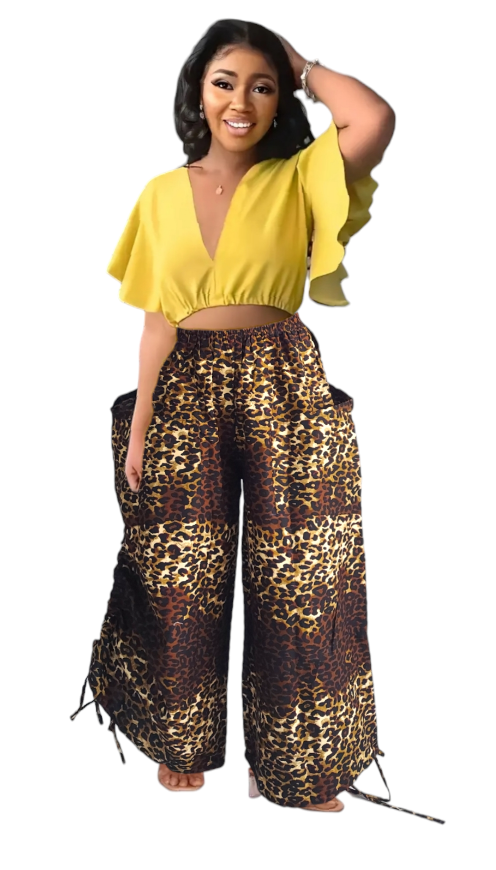 Palazzo with Adjustable leg String - 7697
