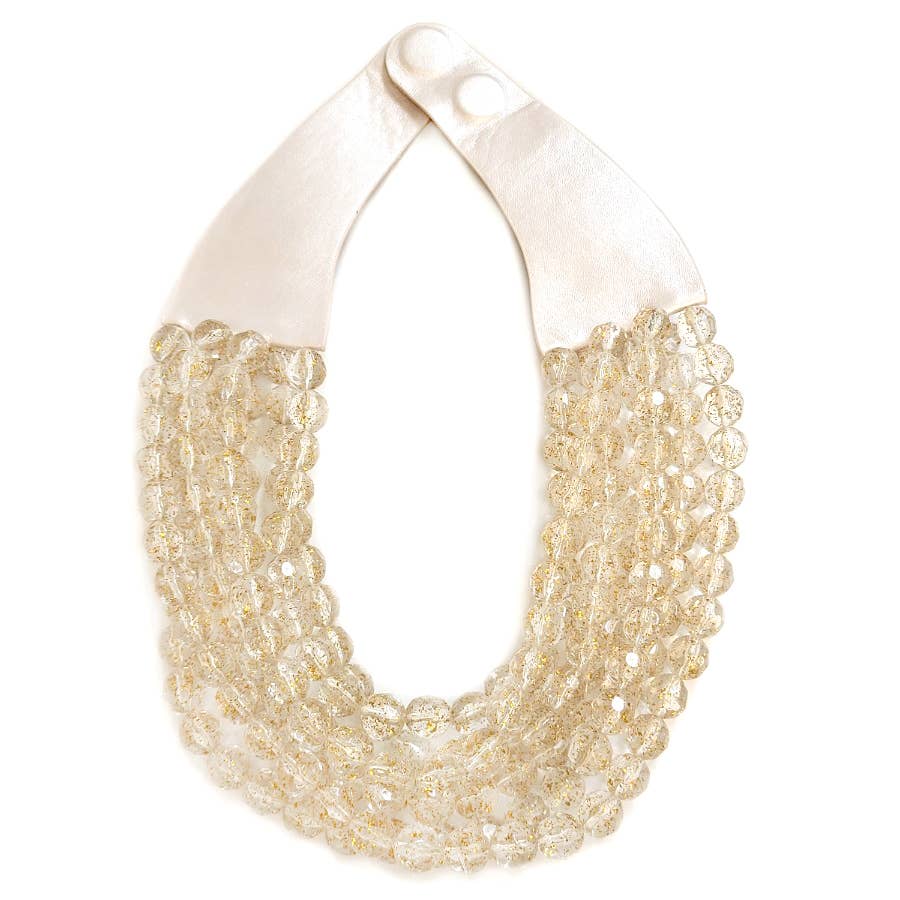 *BEST* NEW BELLA CHUNKY BEADED LAYERED MAGNETIC NECKLACE