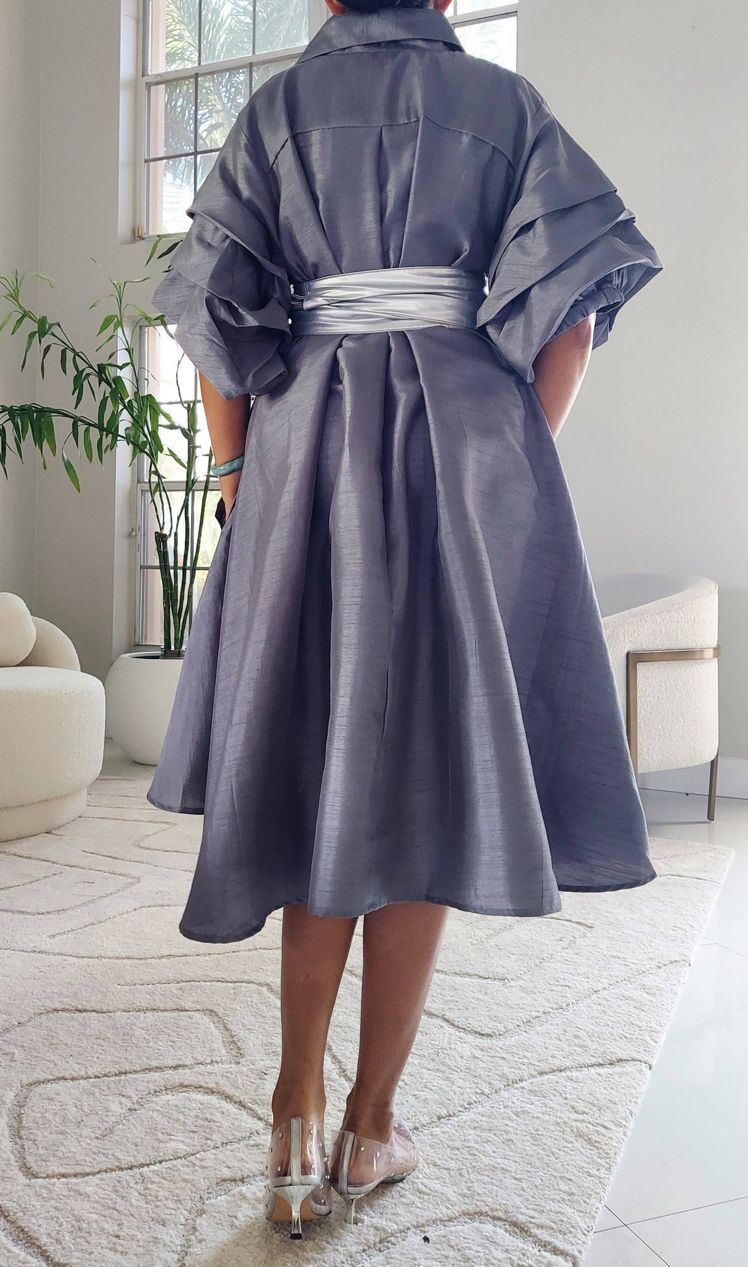 Errama Swing Shirt/ Dress Grey