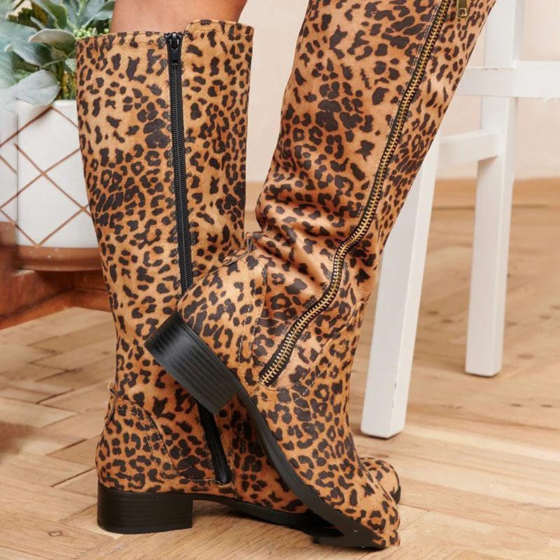 Leopard Print Boots