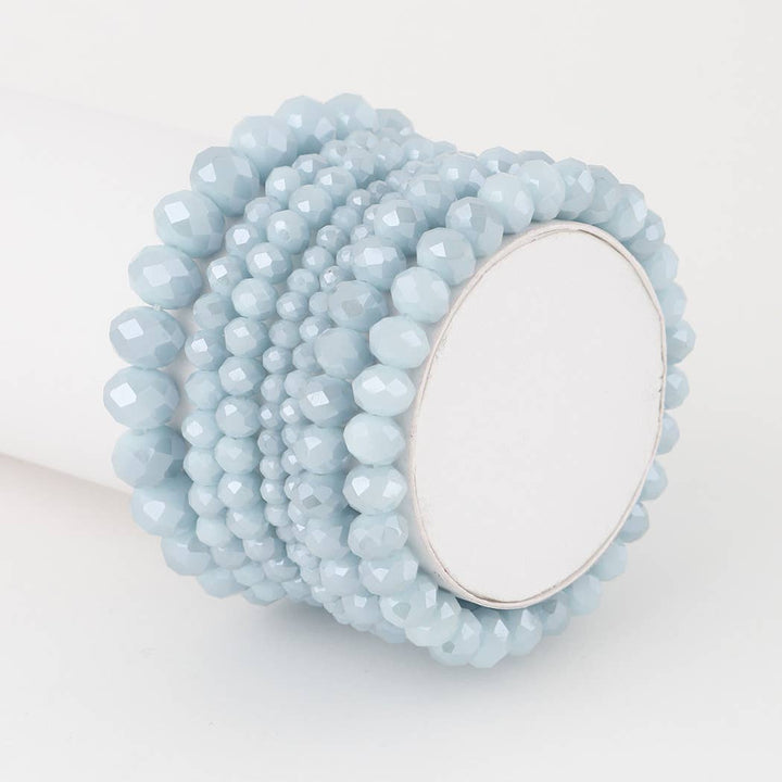 Multi Stone Crystal Beaded Bracelet