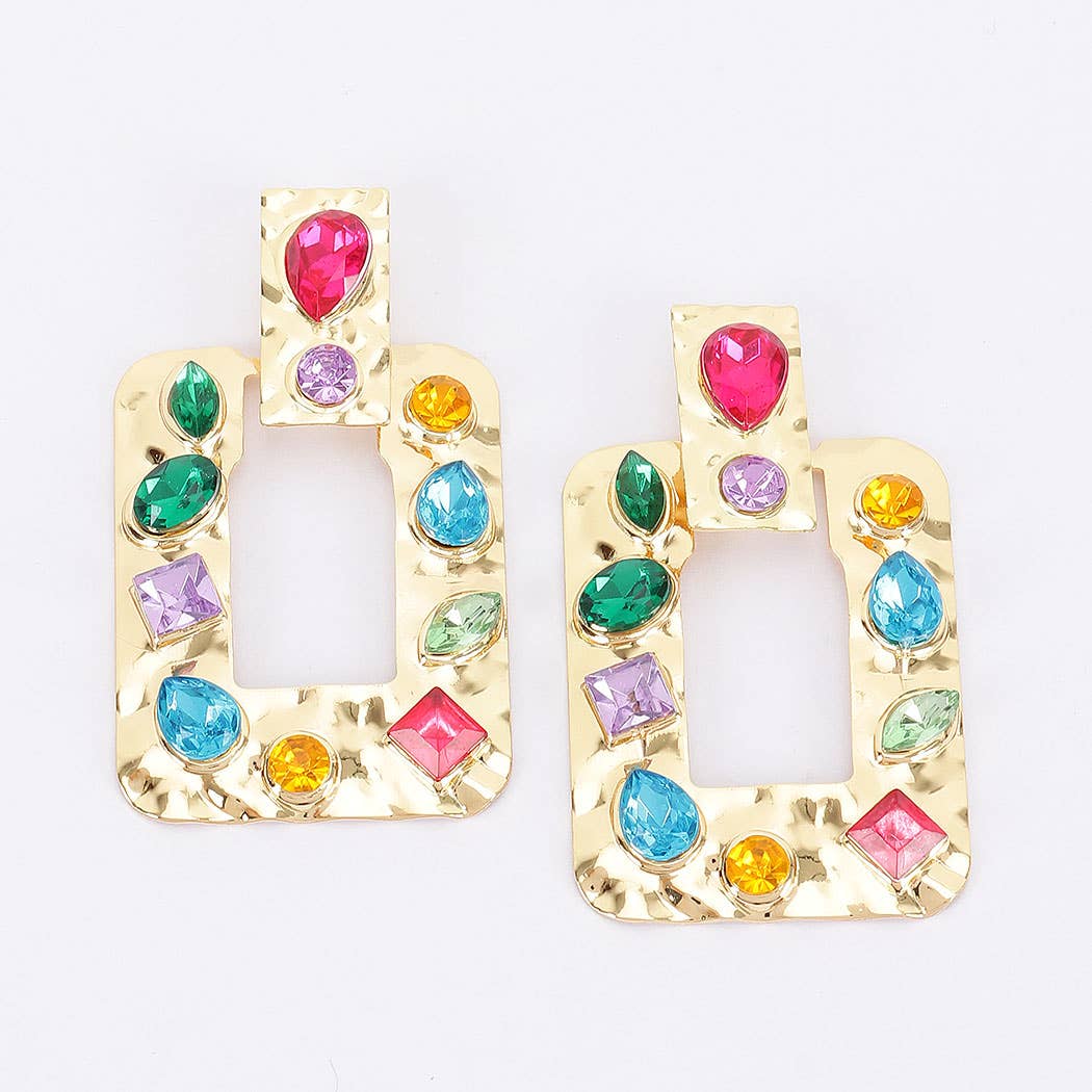 Rhinestone Party Earring