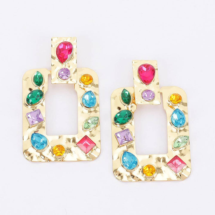 Rhinestone Party Earring