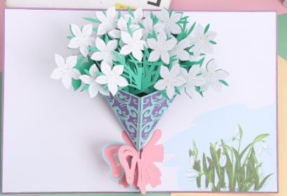 Mother's Day Pop-up Card With Colorful Butterflies