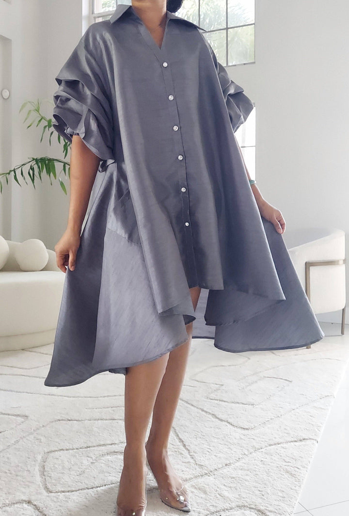 Errama Swing Shirt/ Dress Grey