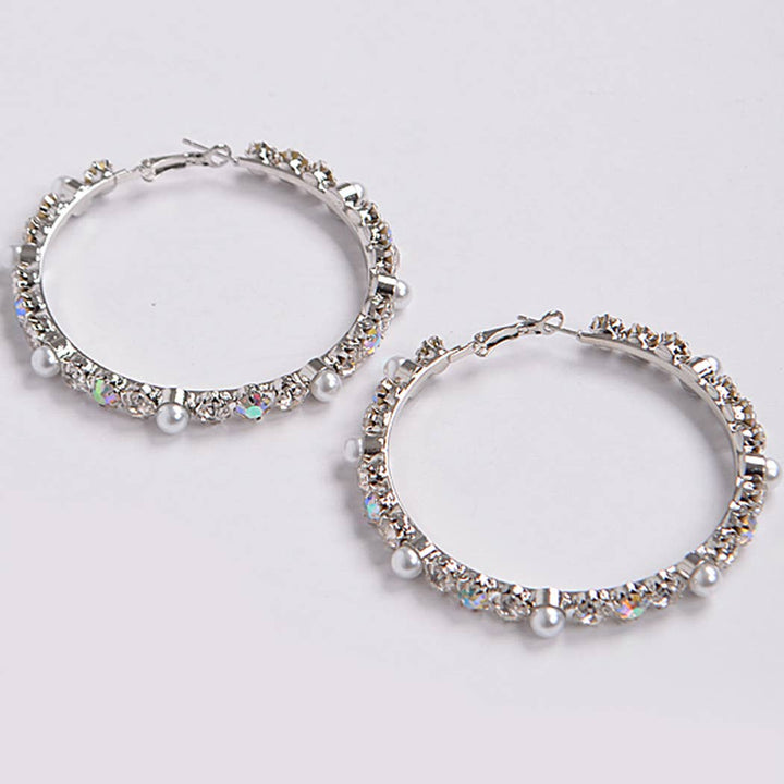 Luxury Stones Hoop Earrings