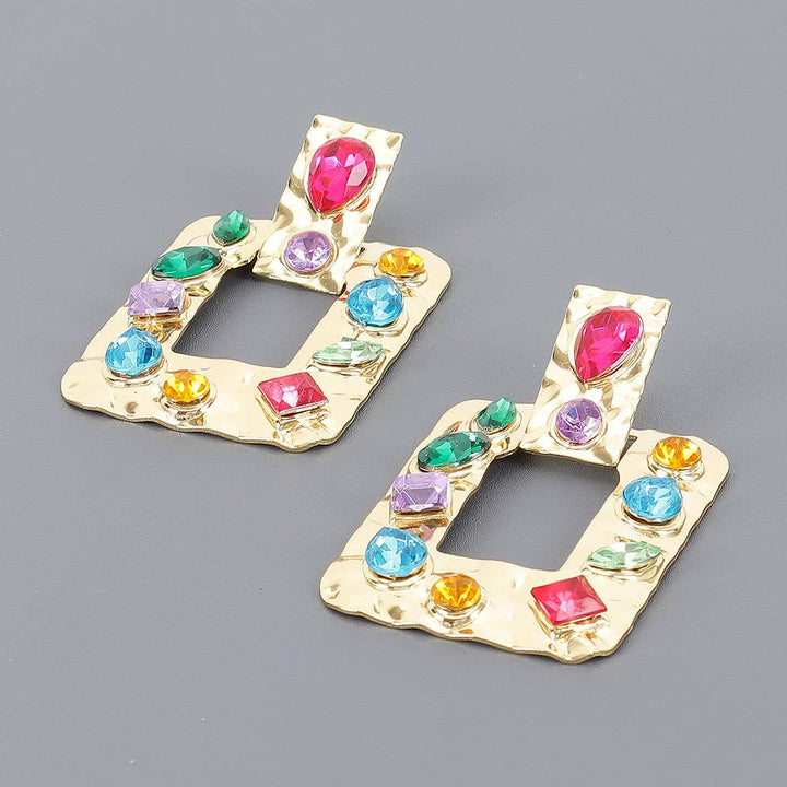 Rhinestone Party Earring