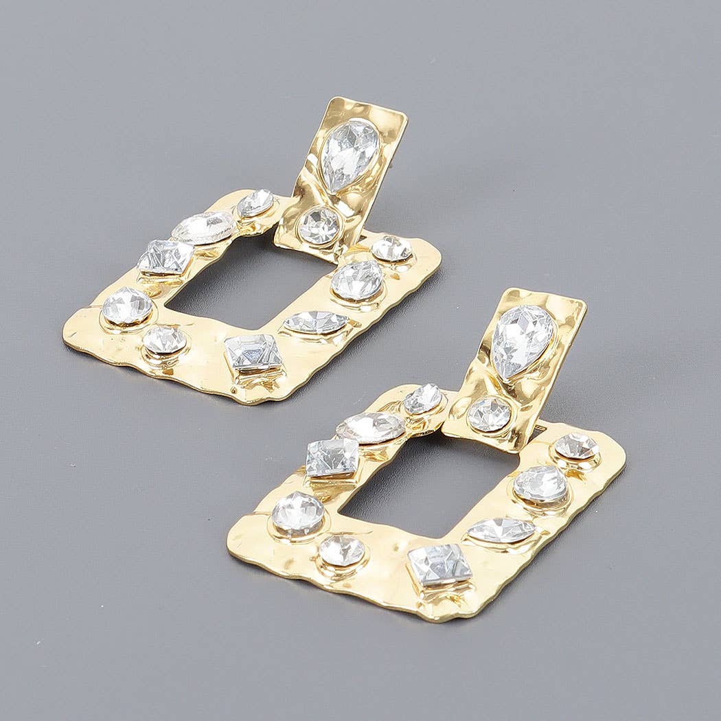 Rhinestone Party Earring