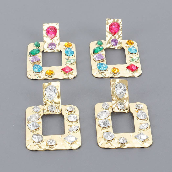 Rhinestone Party Earring