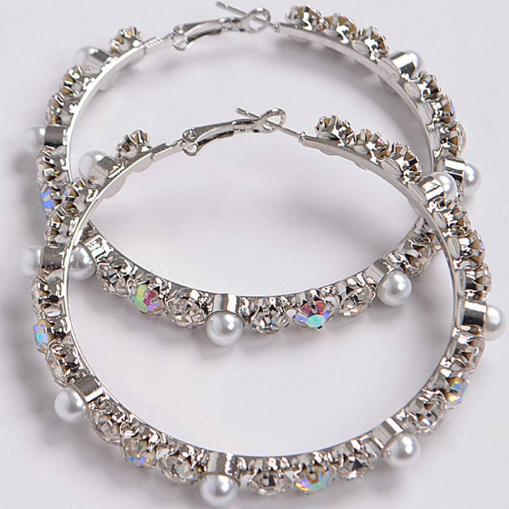 Luxury Stones Hoop Earrings