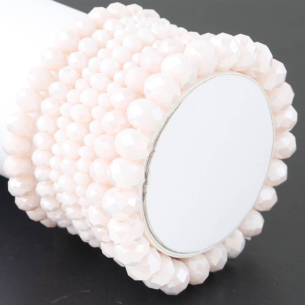 Multi Stone Crystal Beaded Bracelet