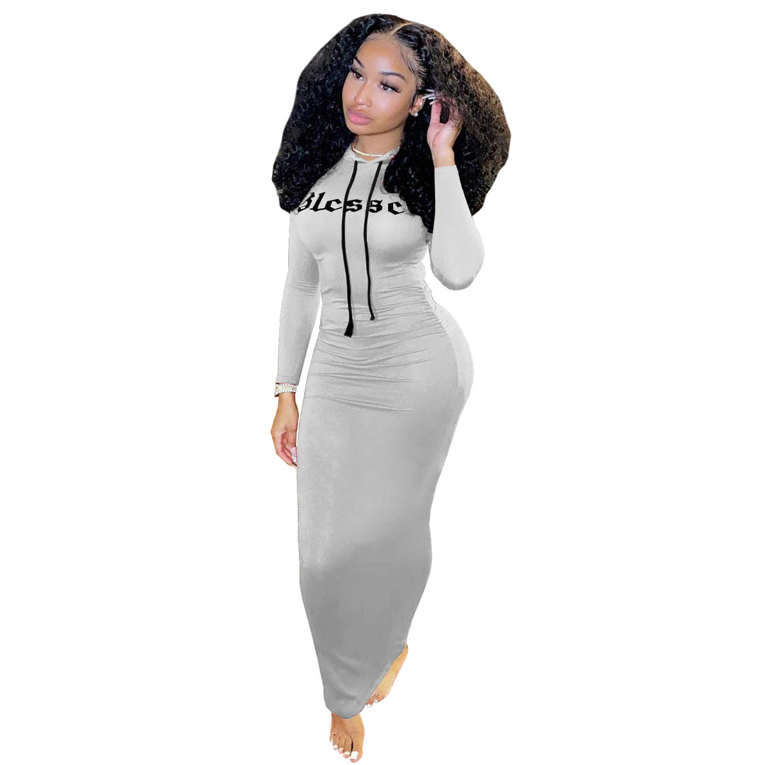 Blessed Bodycon Hoody Dress