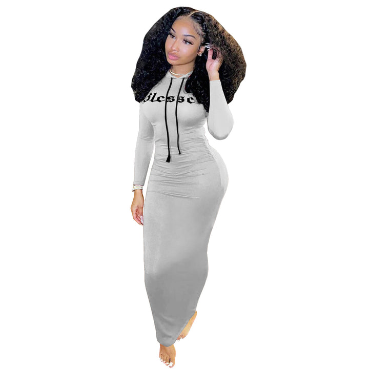 Blessed Bodycon Hoody Dress