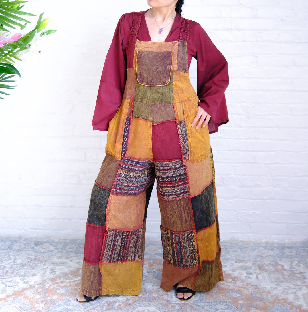 Pippi Patchwork Cordury Jumpsuit