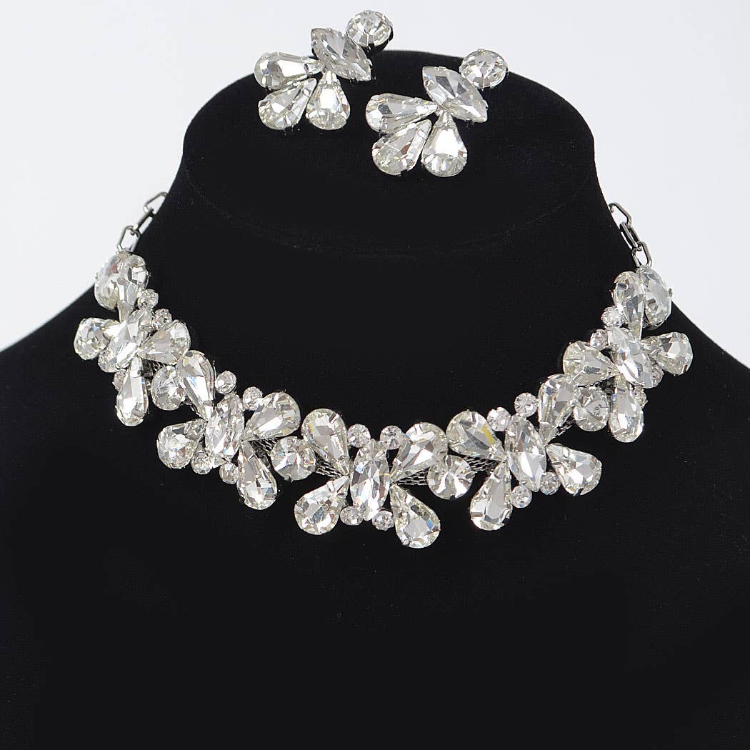 AB Stone Earring and Necklace Set