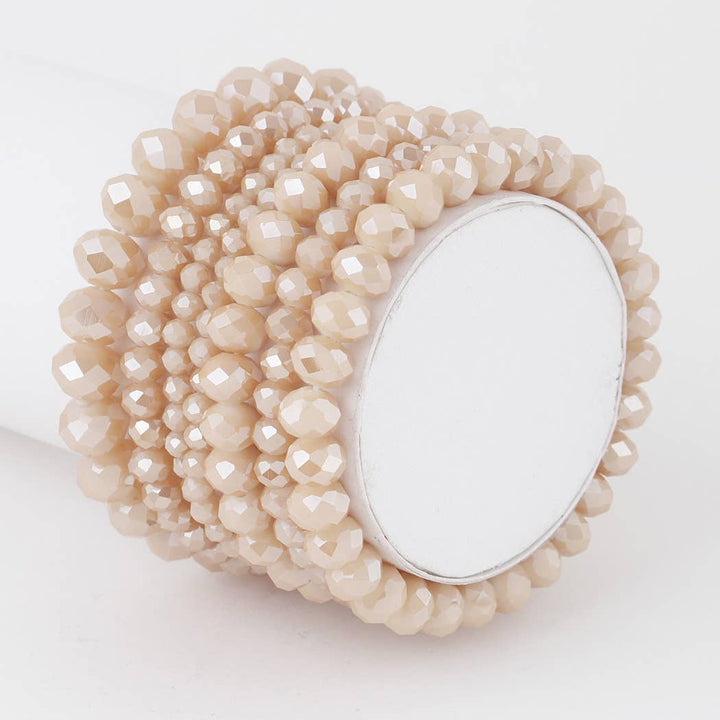 Multi Stone Crystal Beaded Bracelet