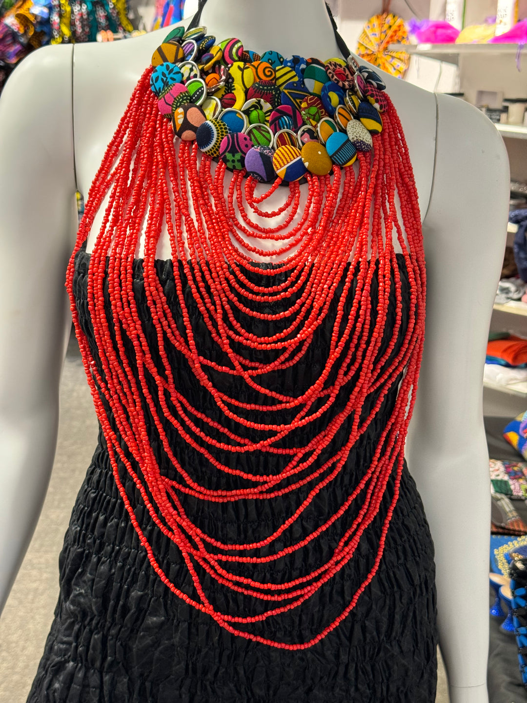 Sassy layered beaded necklace