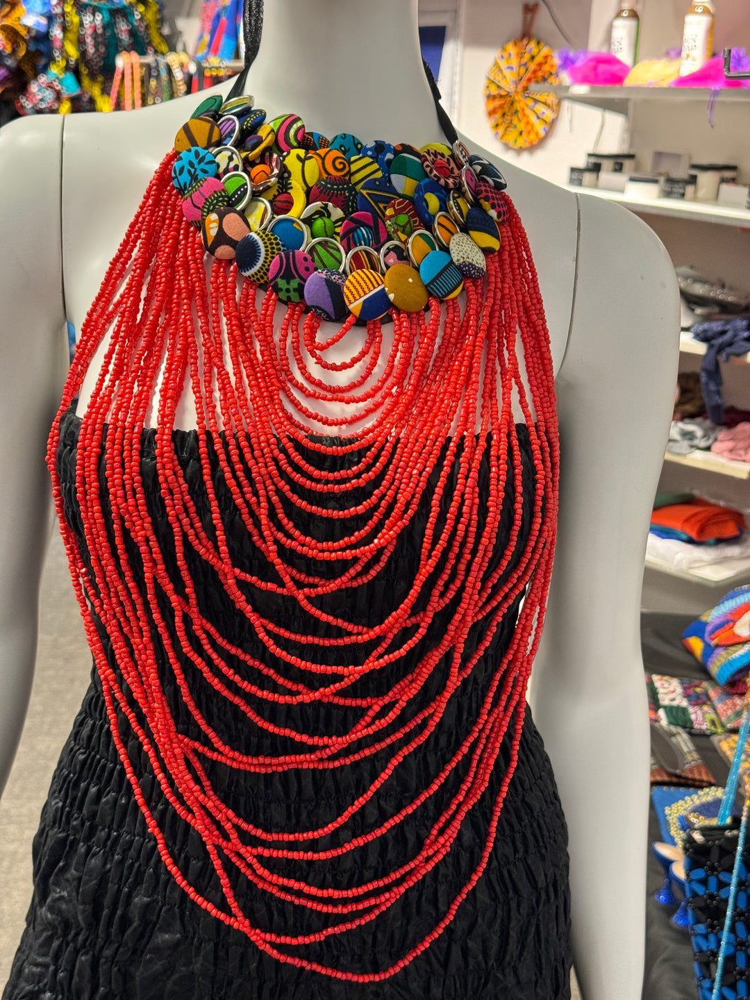 Sassy layered beaded necklace