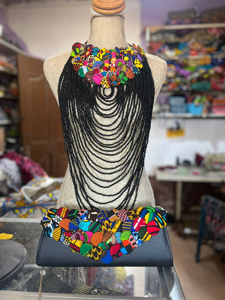 Sassy layered beaded necklace