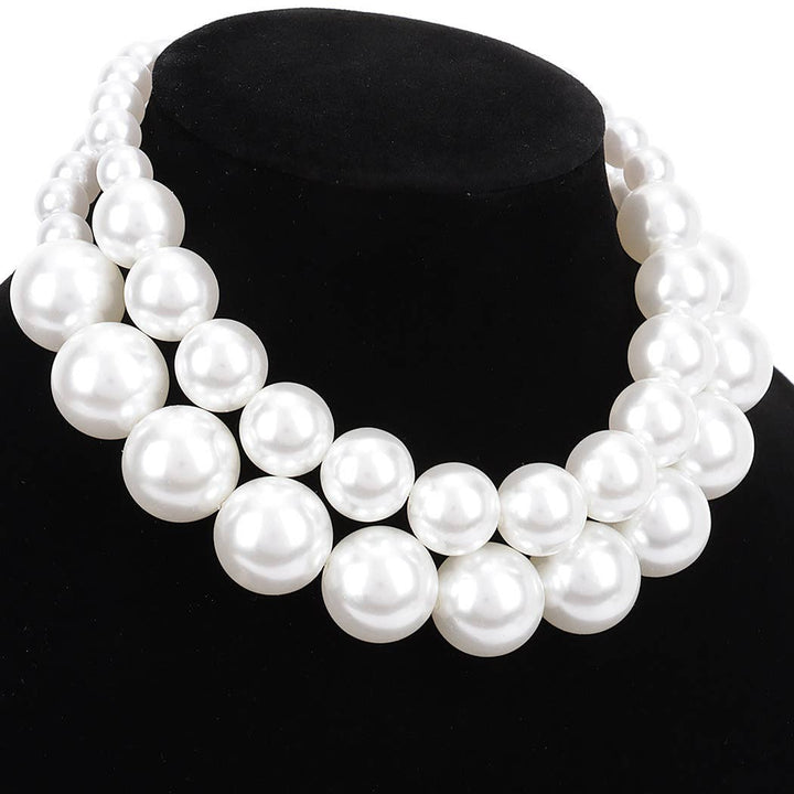 Faux Pearl Multi Necklace