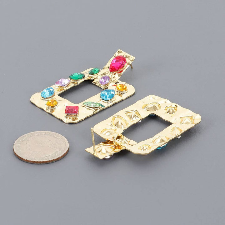 Rhinestone Party Earring