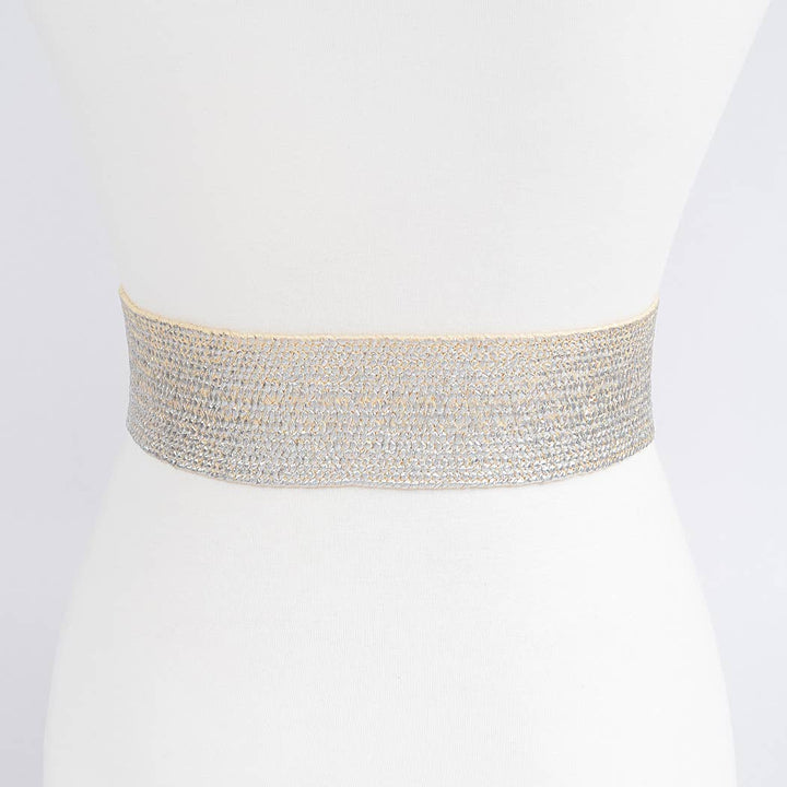 Double Metal Buckle Elastic Belt