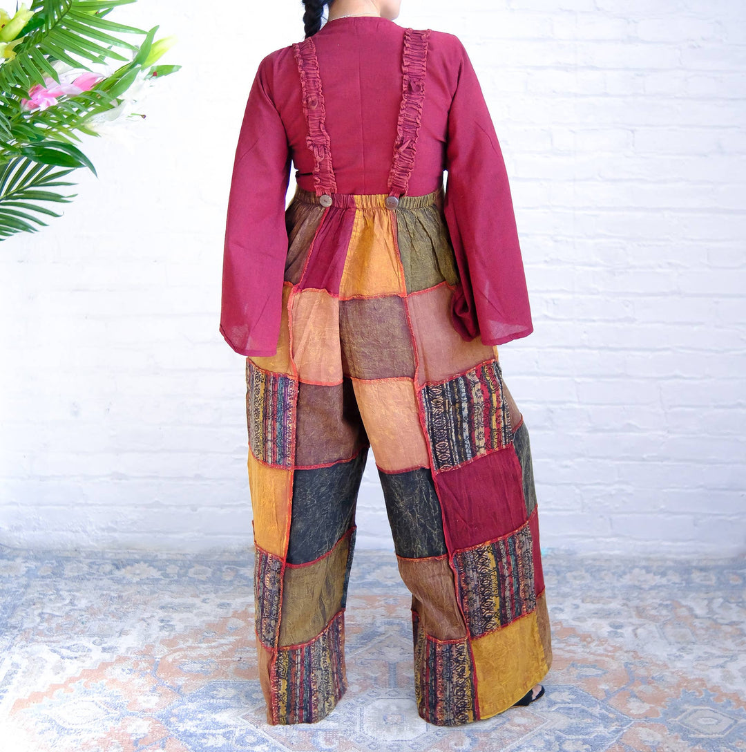 Pippi Patchwork Cordury Jumpsuit