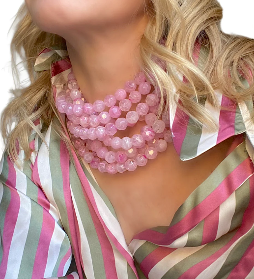 *BEST* NEW BELLA CHUNKY BEADED LAYERED MAGNETIC NECKLACE