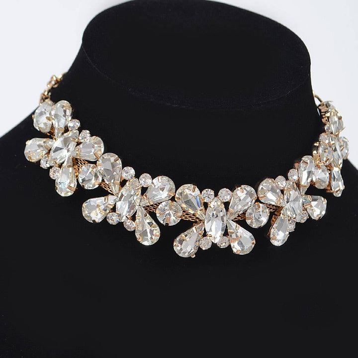 AB Stone Earring and Necklace Set