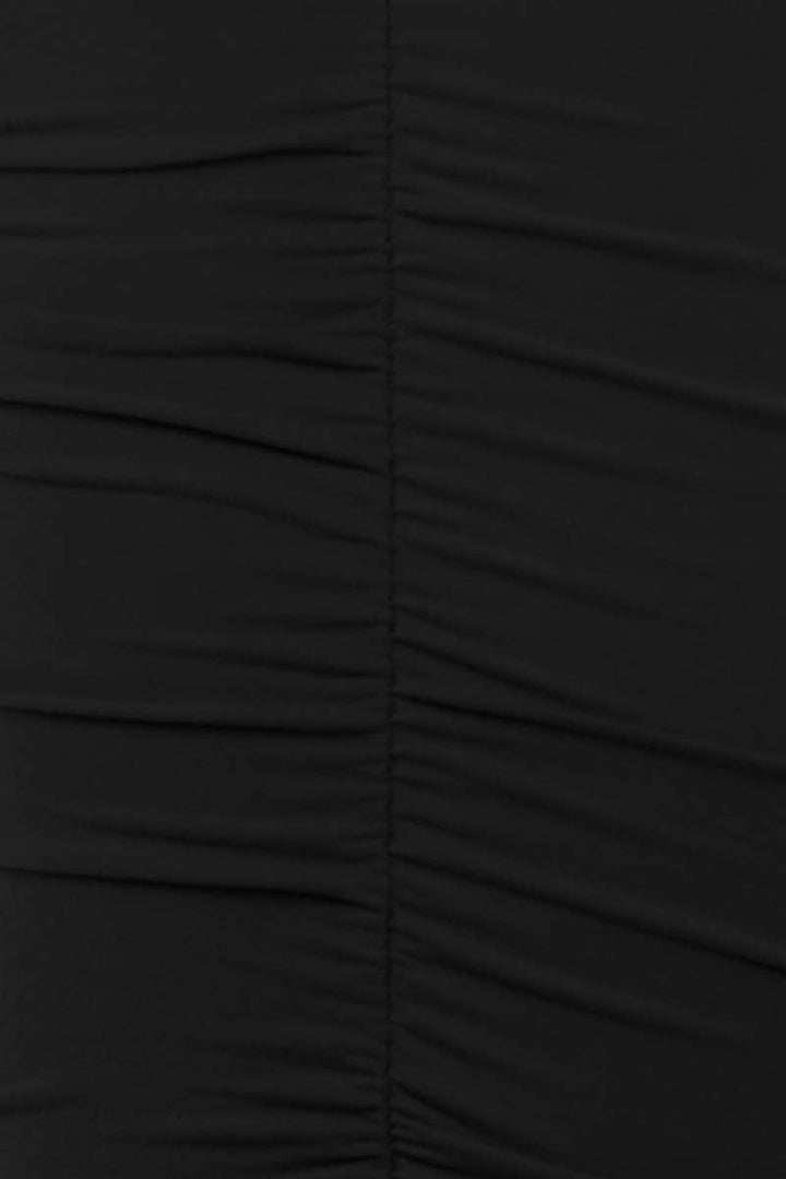 CWBMS070_Slim Fit Ruched Long Pencil Skirt