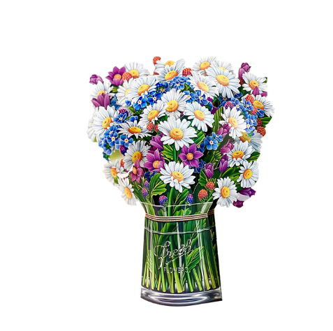 3D Bouquet Greeting Card