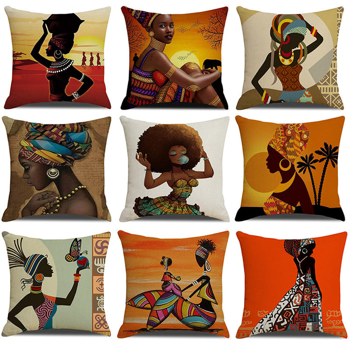 Cushions: Afro-centric Throw Pillows