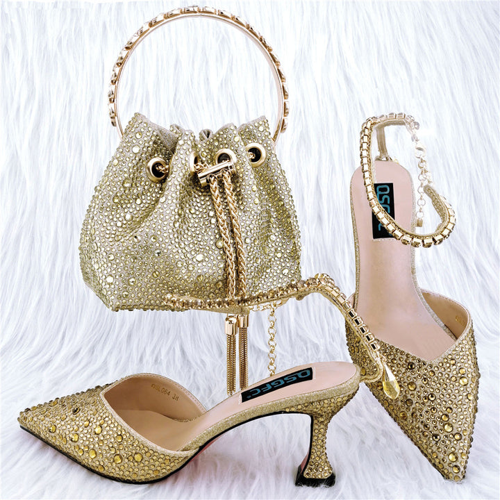 Bling Me Out Shoe and Bag Set