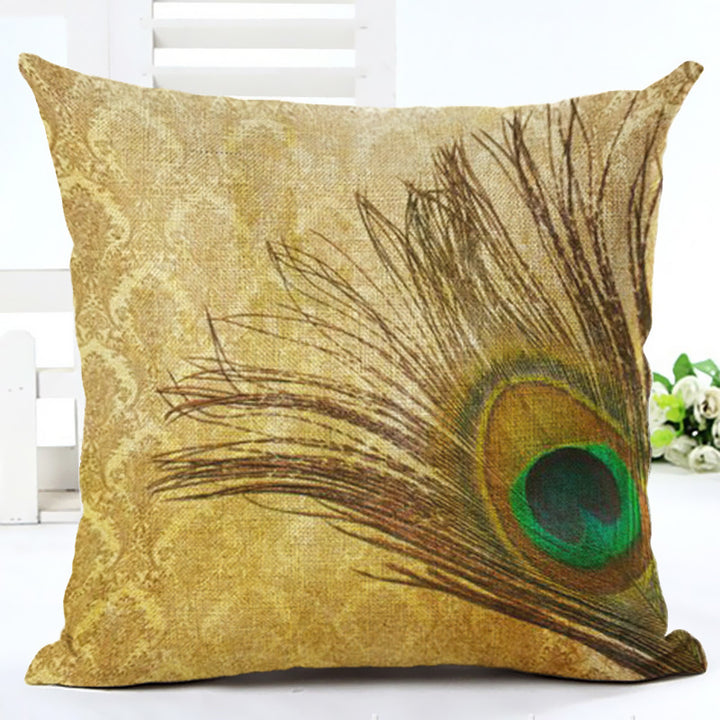 Peacock Cushion Cover