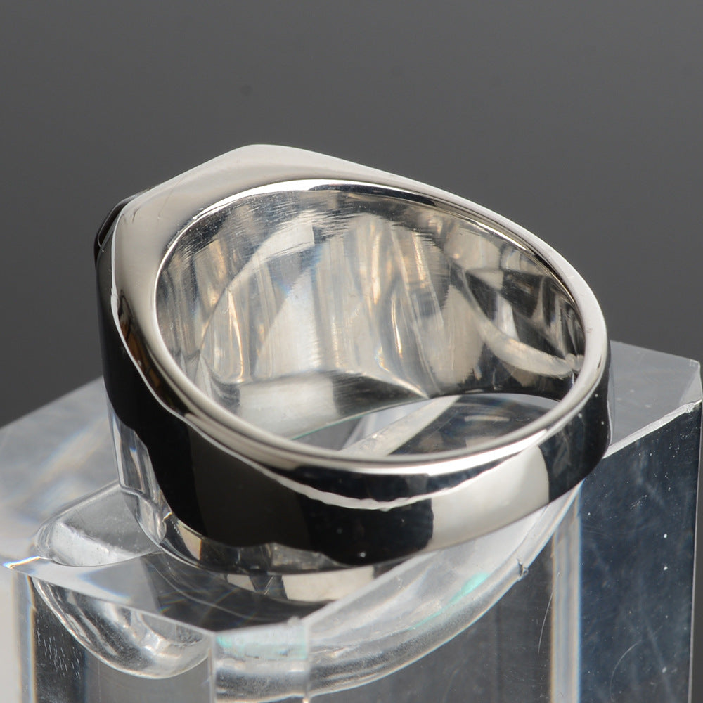 Titanium Tiger Ring