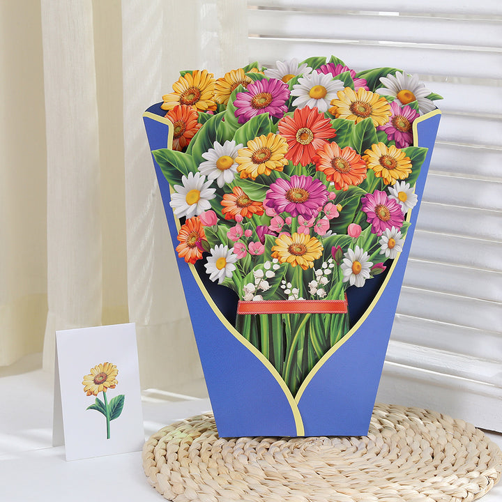 3D Bouquet Greeting Card