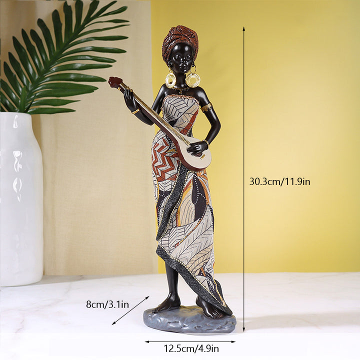 Musical African Ladies Sculpture