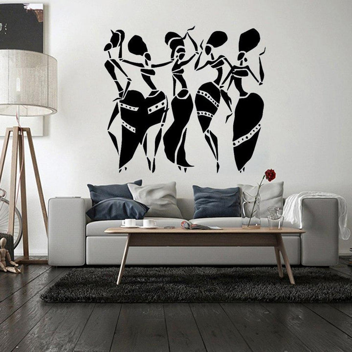 Wall Decals: African Ladies Artwork