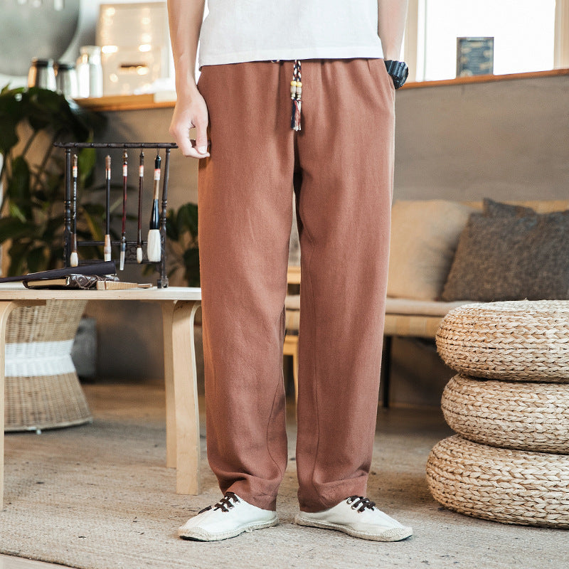 Linen casual pants Mens