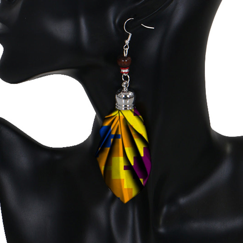 Ethnic style handmade earrings