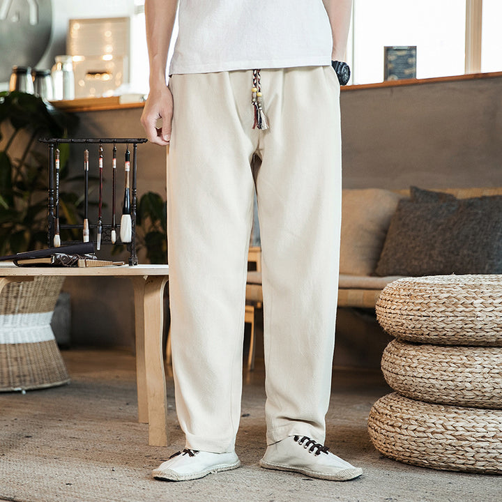 Linen casual pants Mens