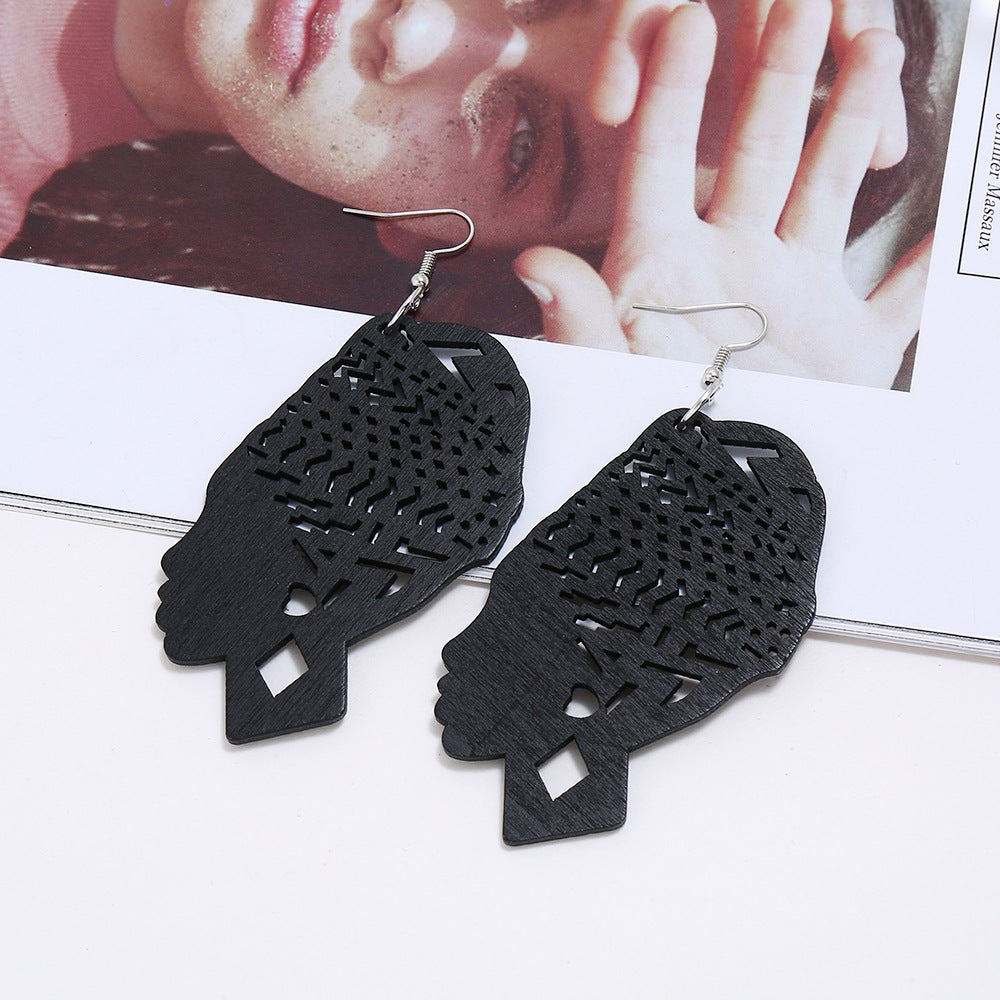 Mama Africa Wooden Earrings