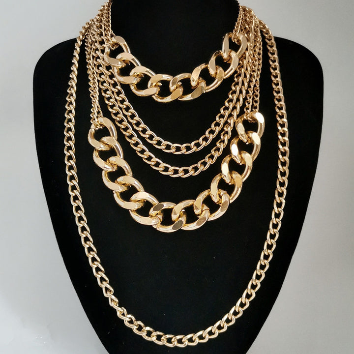 Chunky Multi-layer Ladies' Necklace