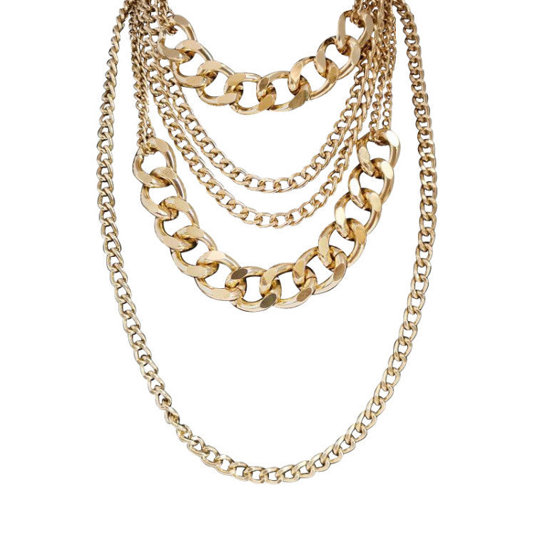 Chunky Multi-layer Ladies' Necklace