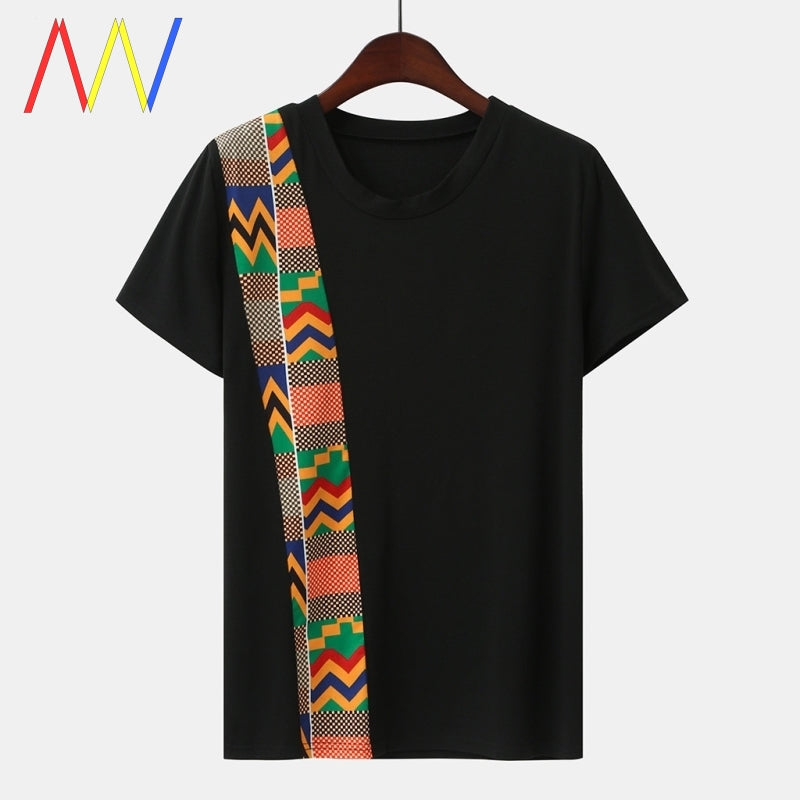 Kente Strip T shirt